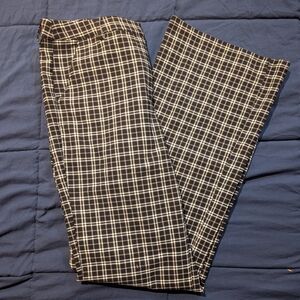 Forever 21 Womens Pants Black & White Zipper 32Wx41L - Size L